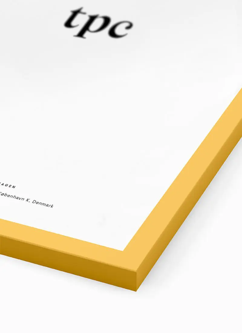 Yellow Wood Frame