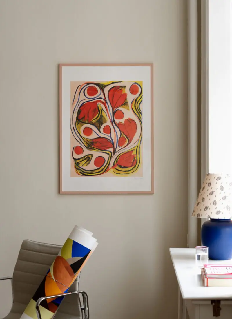 Pink Wood Frame