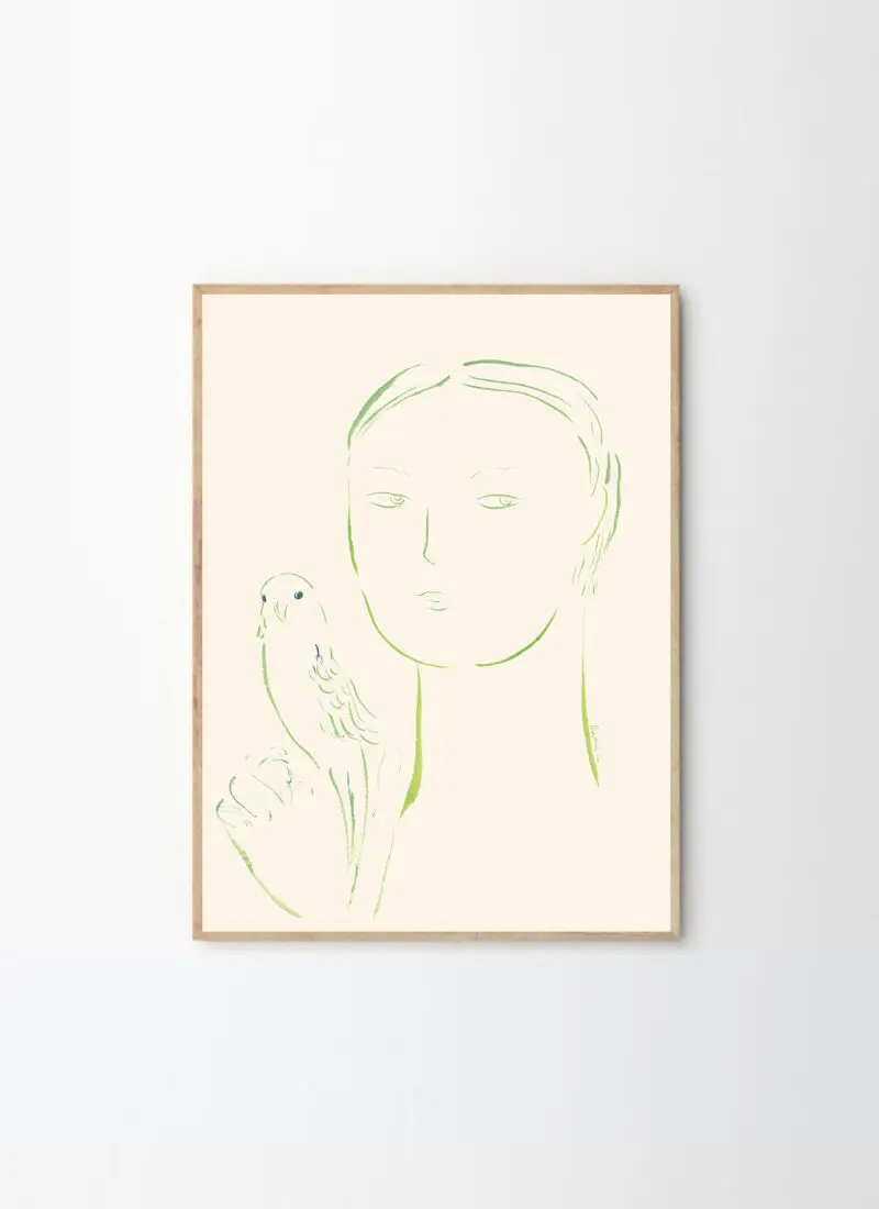 Boy and Parrot 02