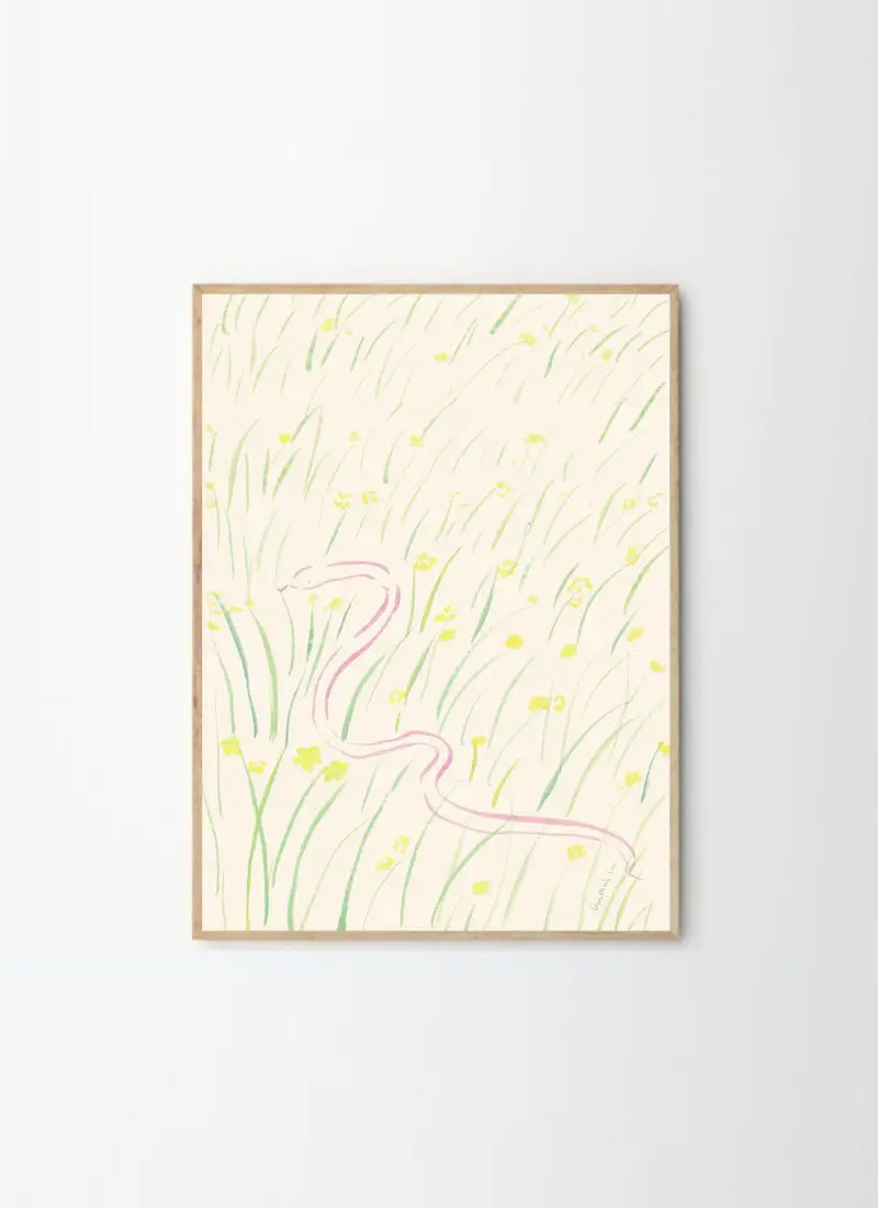 Daffodils and Snake